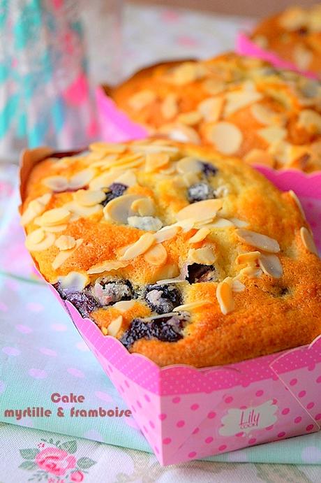 Mini-cakes aux myrtilles et framboises