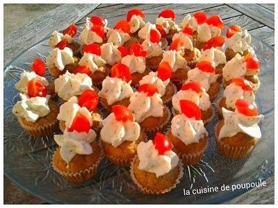 Mini cupcakes au pesto au thermomix ou sans Mini cupcakes au pesto au thermomix ou sans