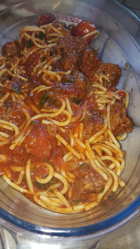 1 part(s) Spaghettis à la bolognaise