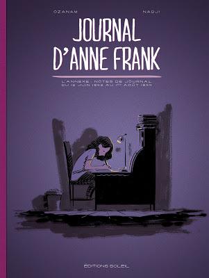 Couverture du journal d'anne Frank adapté par Oznam et Nadji chez Soleil