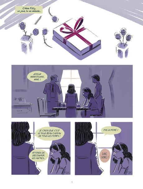 Extrait du Jurnal d'Anne Frank adapté par Ozanam et Nadji chez Soleil