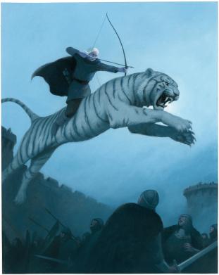 Anya et le tigre blanc, Fred Bernard, François Roca, Albin Michel Jeunesse, 2015