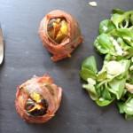 Figues rôties au miel et au jambon Serrano