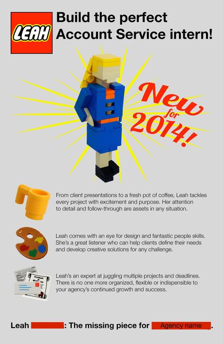 Elle s’inspire des LEGO pour attirer l’intention des recruteurs !
