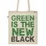   Tote Bag en coton Bio Toile écru / Raw Canvas Graphic Tote bag - Green is the new black  
 Prix indicatif : 13,90 euros sur le site  www.artecita-eco-fashion.com  