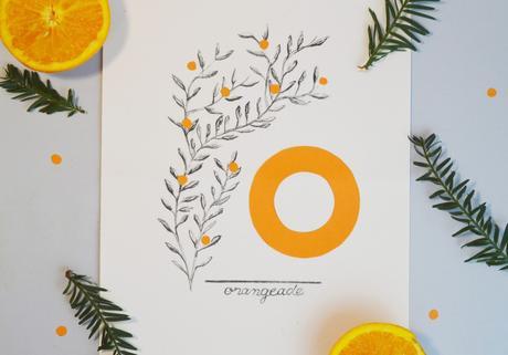 Set DIY Affiche #8 : Orangeade Affiche orangeade