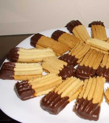 Biscuit au chocolat noir