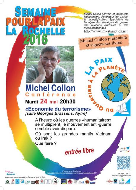 Semaine pour la Paix 2016 du 21 au 28 mai à La Rochelle
