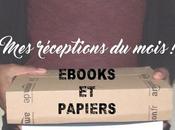 réceptions mois d'avril (ebooks papiers)