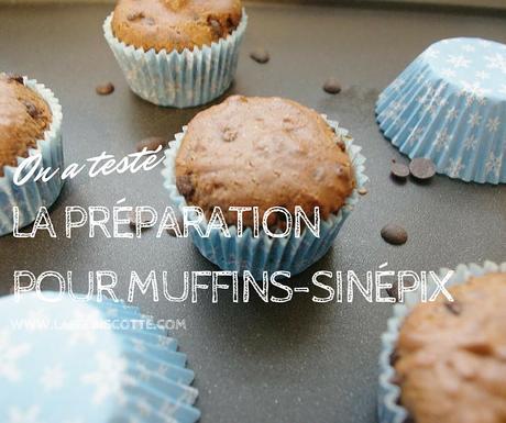 On a testé les muffins chocolat Sinépix