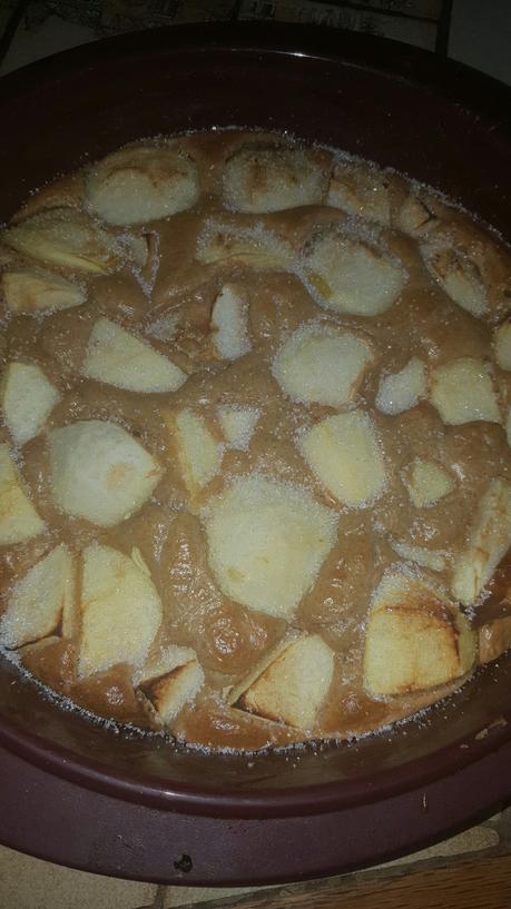 1 part(s) Moelleux aux pommes et à la cannelle