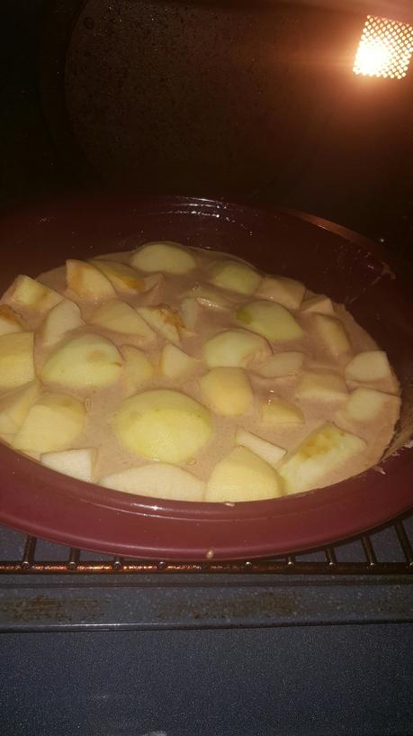 1 part(s) Moelleux aux pommes et à la cannelle