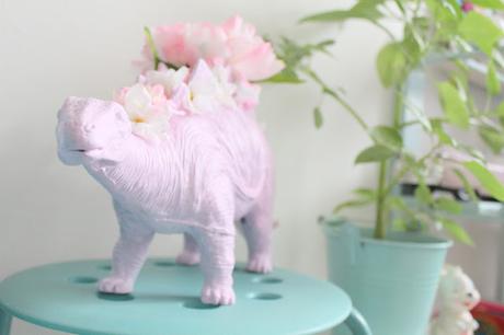 DIY : Un dino tout beau et tout fleuri !