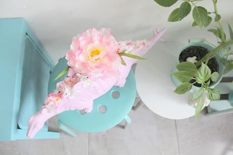 DIY : Un dino tout beau et tout fleuri !