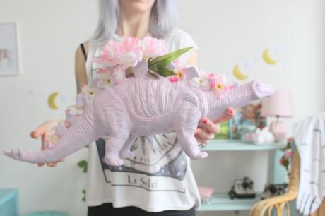 DIY : Un dino tout beau et tout fleuri !