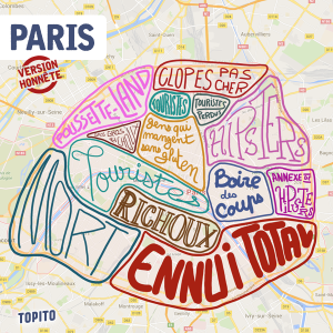 Carte arrondissements de Paris Topito