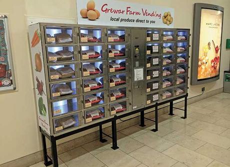 Des produits frais de l’agriculture locale dans des distributeurs automatiques