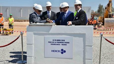 Hexcel pose la première pierre de son nouveau site dédié à la production de nids d’abeilles usinés, à Casablanca, au Maroc.