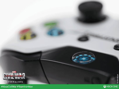 manette_stark6 Xbox prĂŠsente une Xbox One designed par Tony Stark