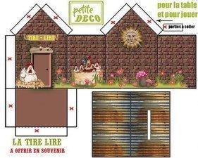 Images à découper et déposer sur votre table pour décorer. Attention il faut y imprimer sur du papier épais styule canson.