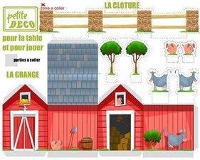 Images à découper et déposer sur votre table pour décorer. Attention il faut y imprimer sur du papier épais styule canson.