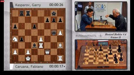 Échecs : Échecs : Kasparov reprend son coup de cavalier en b4 