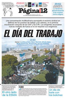 Maxi-manif syndicale hier à Buenos Aires [Actu]