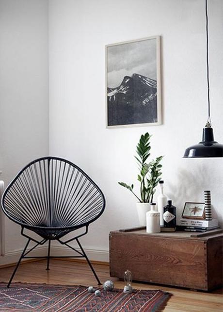 chaise Acapulco noir