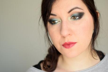 turquoise makeup maquillage noir_