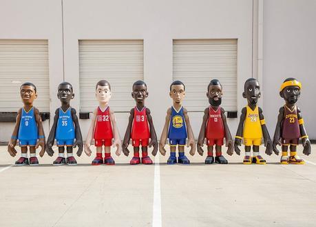 Les stars de la NBA en figurine géante