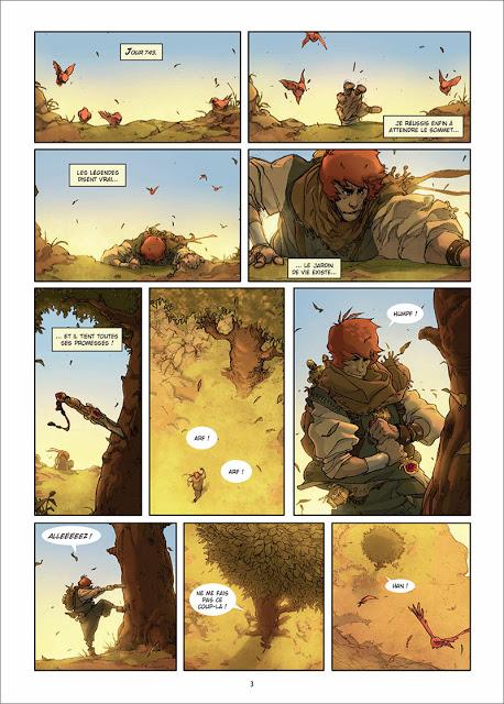Page extraite des Chroniques Du Roi vagabond T1 Le Premier Mensonge par Prieto, Moreno et Martin chez Delcourt