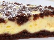 Russischer Zupfkuchen cheesecake allemand bicolore.