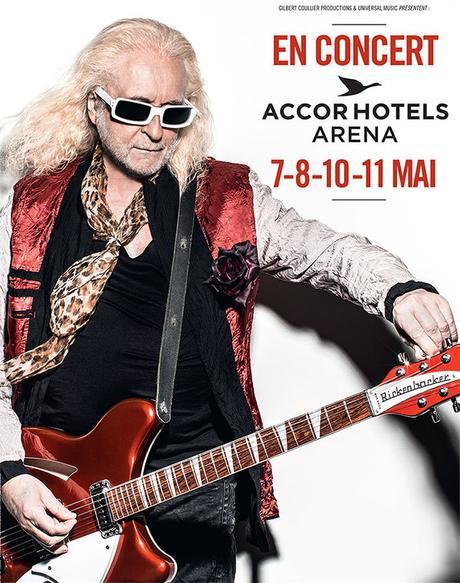 Michel Polnareff en Concert les 7-8-10 & 11 mai 2016 à l'Accorhotels Arena Paris - et en tournée 