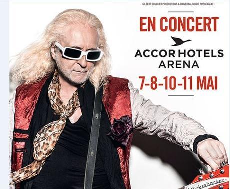 Michel Polnareff en Concert les 7-8-10 & 11 mai 2016 à l'Accorhotels Arena Paris - et en tournée 