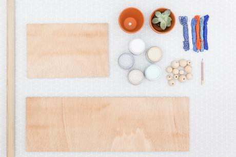 DIY Etagère suspendue avec pots intégrés ADC x LE BHV Marais