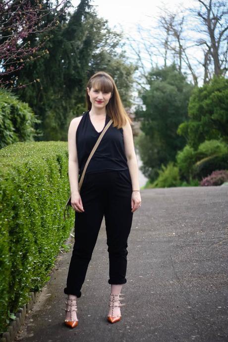 Combi Valentino + résultat concours blog-mode-look-combi-noire-valentino-rockstud-sac-chloe-look-enceinte-grossesse-6-mois