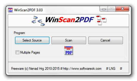 convertir des fichiers PDF vers Word winscan2pdf