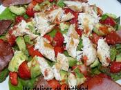salade printanière fraises-poulet