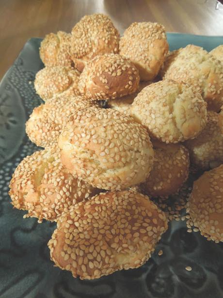 Sablés au sésame façon koulourakia