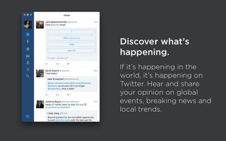 Twitter pour Mac: nouveaux sondages, Moments et GIF