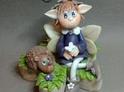 P'tite elfe copain hérisson porcelaine froide