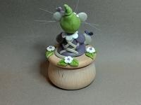 Boites à dents avec p'tite souris en porcelaine froide Boites à dents avec p'tite souris en porcelaine froide