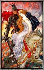 Lancelot and Guinevere By H J Ford
