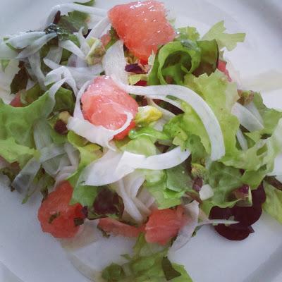 Salade de fenouil au pamplemousse & à la menthe Salade de fenouil au pamplemousse & à la menthe
