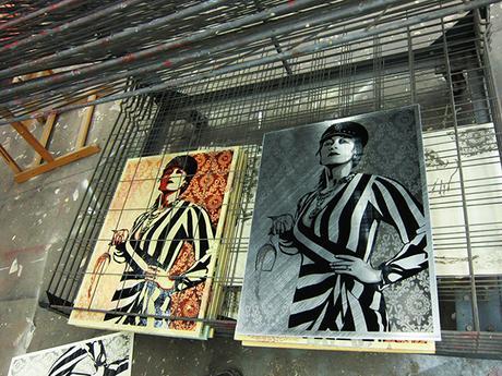 Obey à Art Rock : dans l’atelier du Géant