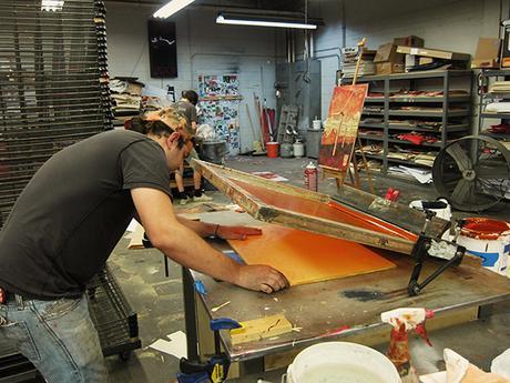 Obey à Art Rock : dans l’atelier du Géant
