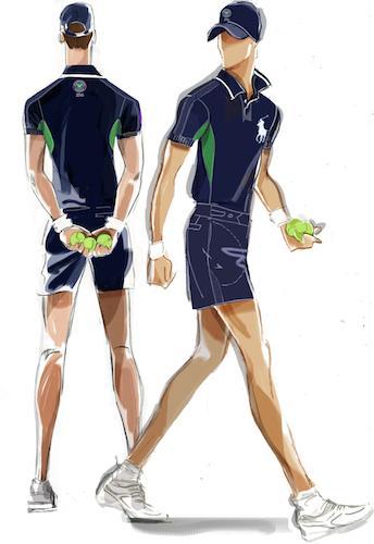 Découvrez en dessin les prochaines tenues Ralph Lauren pour Wimbledon