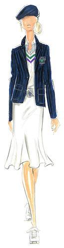 Découvrez en dessin les prochaines tenues Ralph Lauren pour Wimbledon