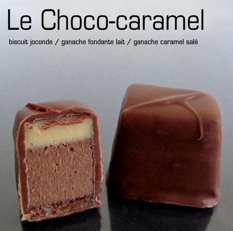 Chocolats fins : choco-caramel