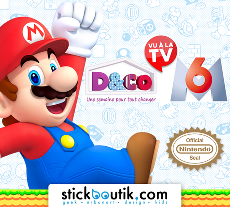 Nos Stickers Super Mario Bros sont dans D&Co sur M6